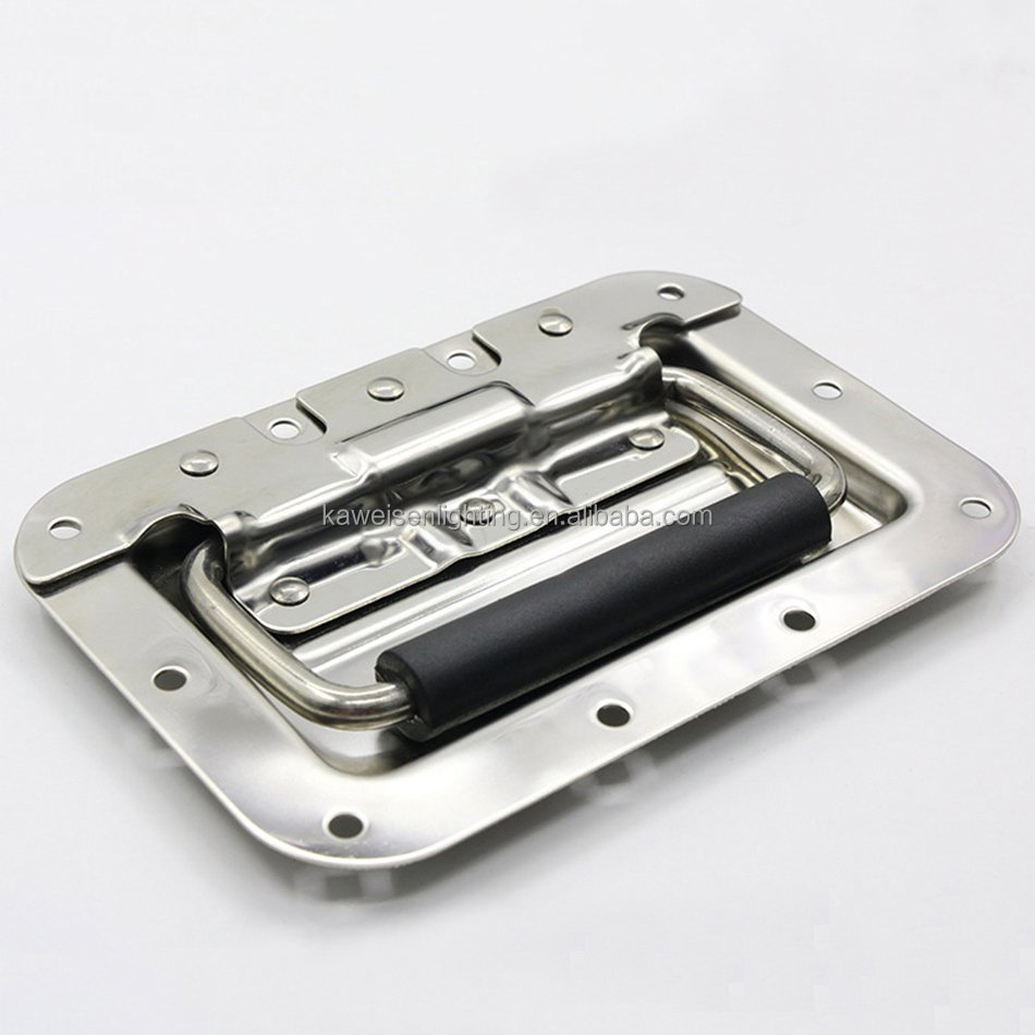 Practical Durability Cabinet Drawer Thickened Solid Aviation Tool Box Handle with Dish ATA Road Case Hardware Accessories